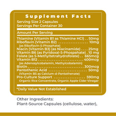Packshot of Premier Research Labs Complete B Vitamin Complex