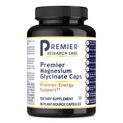Bottle of Premier Research Labs Magnesium Glycinate 90 capsules