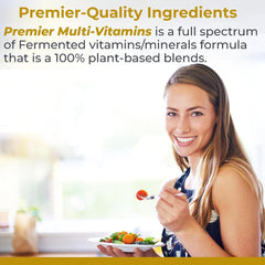 Front view of Premier Research Labs multi-vitamin packaging