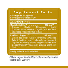 PancreVen label and supplement capsules for pancreas health