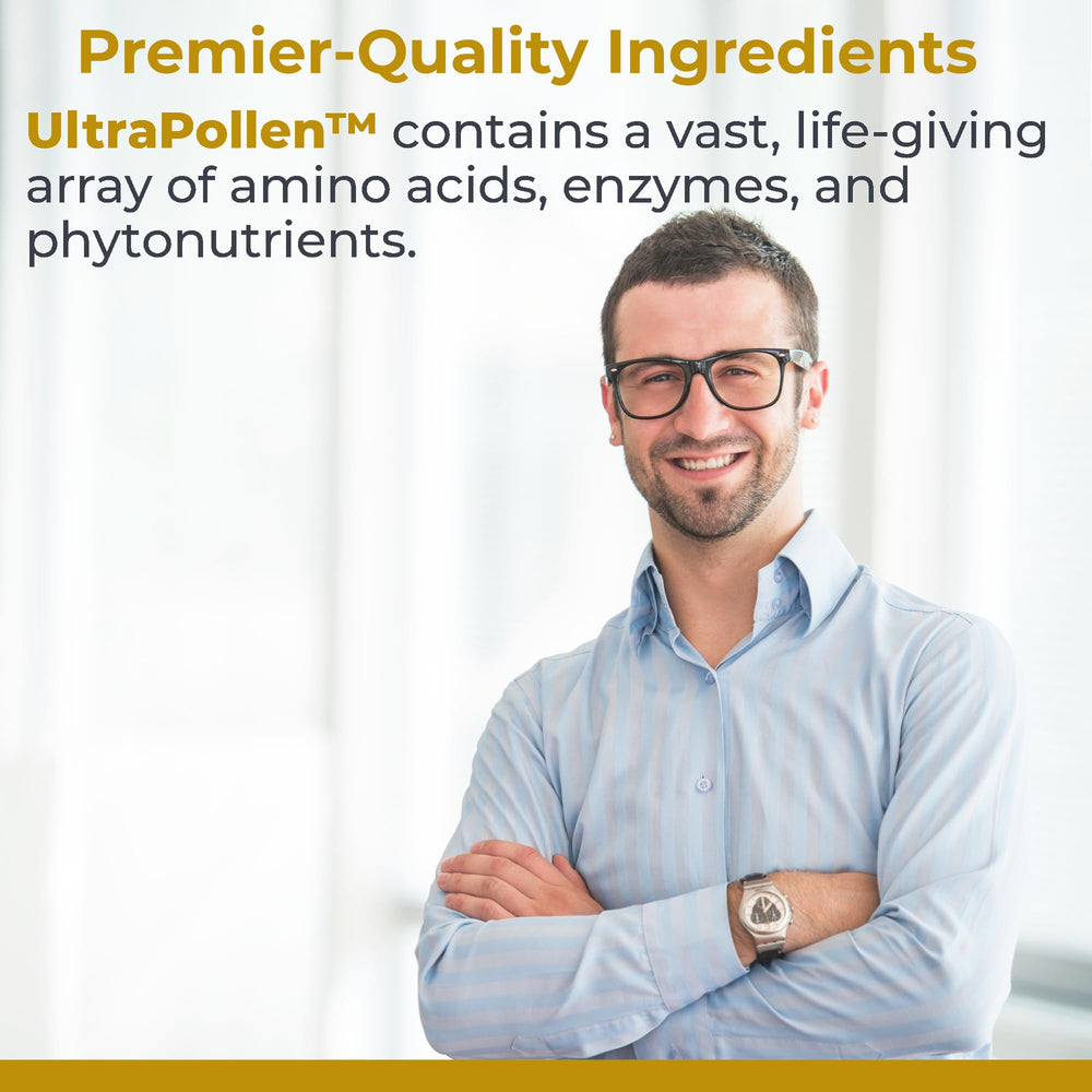 Bee pollen and rye pollen extract components