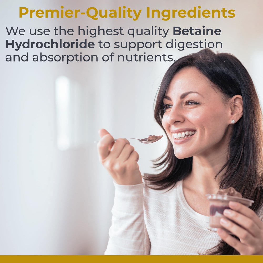 Premier HCL supplement bottle on a clean background