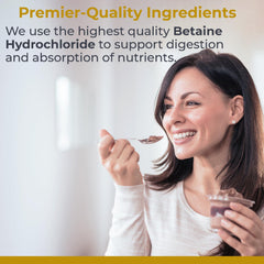 Premier HCL supplement bottle on a clean background