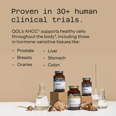 Premium AHCC quality from Quality of Life with mushroom extract