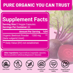 Close-up of Beet Root Capsules