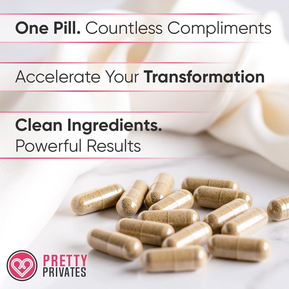 Packaging and capsules of the natural glute growth supplement