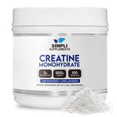 Premium Creatine Monohydrate Powder 500g front view