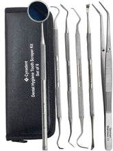 Premium dental tools plaque remover kit with case