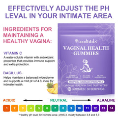 Vegan, gluten-free and halal feminine health gummies