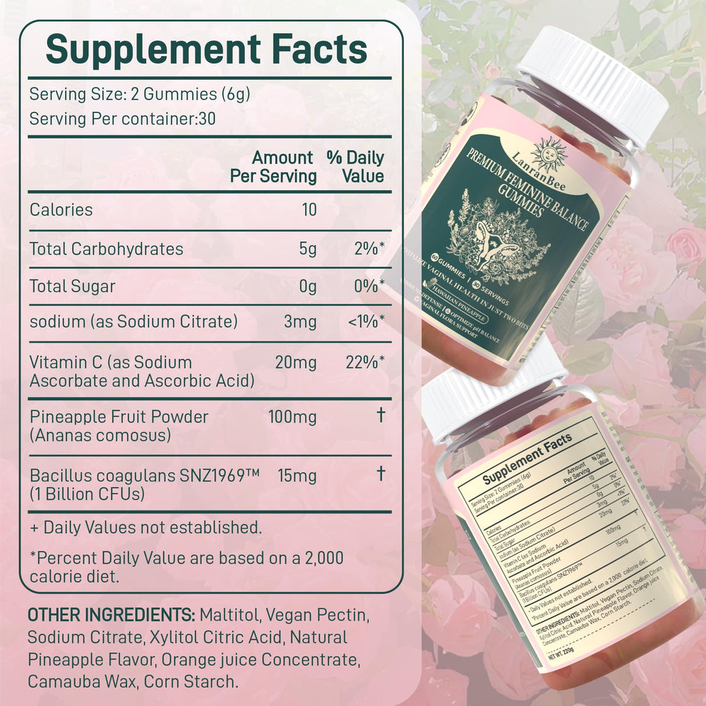 Lifestyle shot of a healthy woman with the gummies