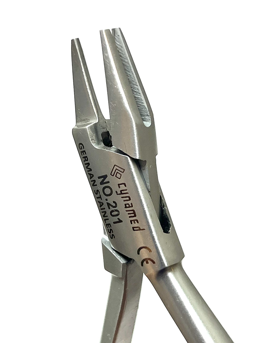 Beak-style wire bending plier with 3 prongs for dental lab