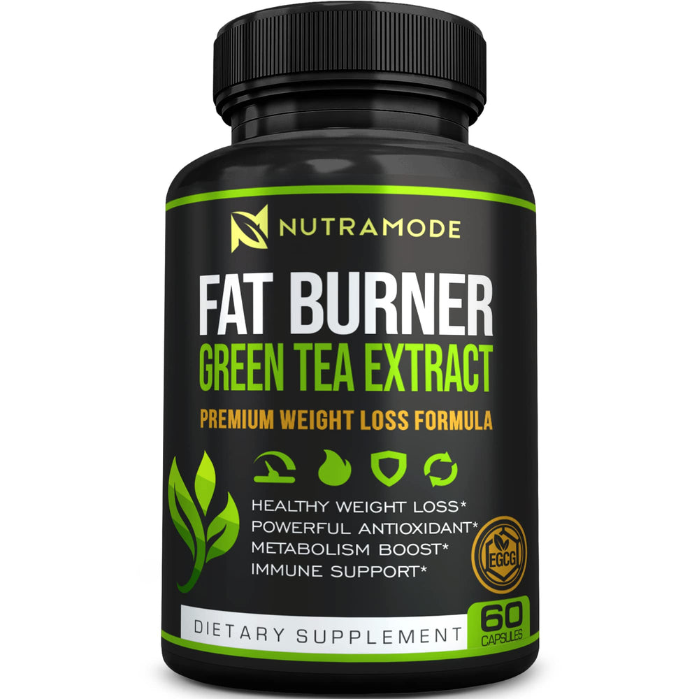 Bottle of Premium Green Tea Extract Fat Burner with EGCG