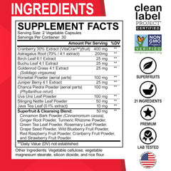 Premium kidney cleanse detox capsules