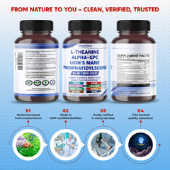 Neutral background product photography of the supplement