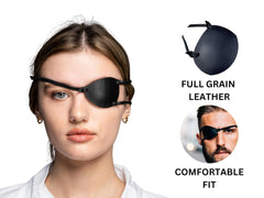 3D contoured no-pressure design creating a dome over the eye