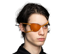 Packaging view showing 1x Premium Leather Eye Patch