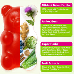 Premium packaging of Liver Cleanse Detox Gummies