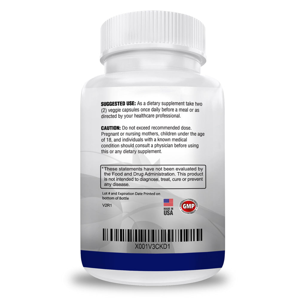 Lifestyle image with magnesium glycinate capsules on a table