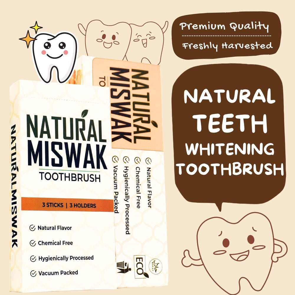 Premium Miswak sticks in eco-friendly packaging