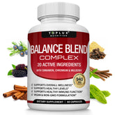 Main product image showing Premium Natural Balance Blend Complex with 60 capsules