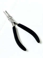 Nose pad adjustment in eyeglasses using the pliers