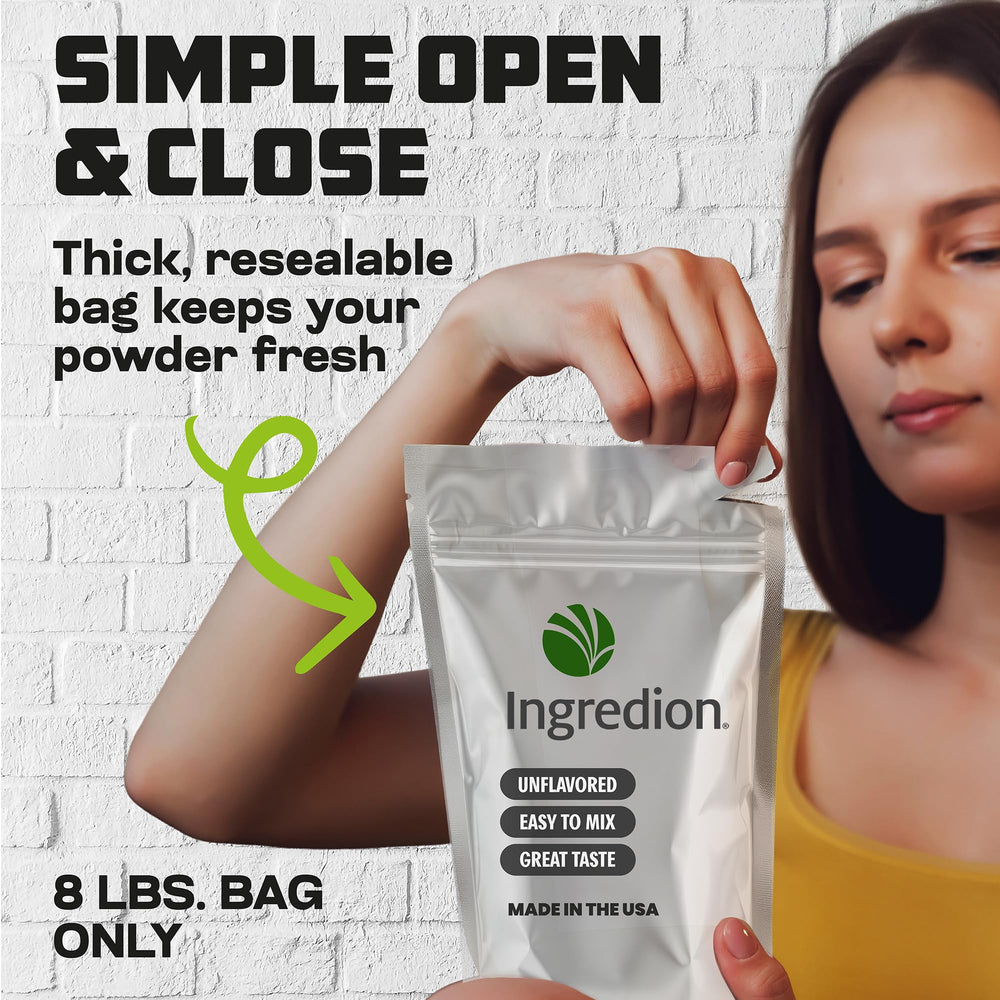 Premium pea protein isolate bulk label displays Non-GMO and gluten-free features for nutritious choices.