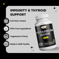 Premium packaging for potassium iodide 130 mg 120 tablets