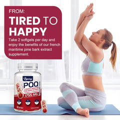 Premium pycnogeno supplement packaging