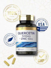 Premium Carlyle wellness branding for Quercetin