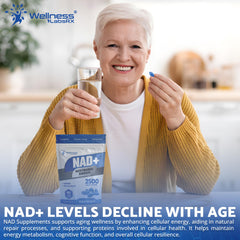 Premium NAD+ and Resveratrol formula for energy and longevity