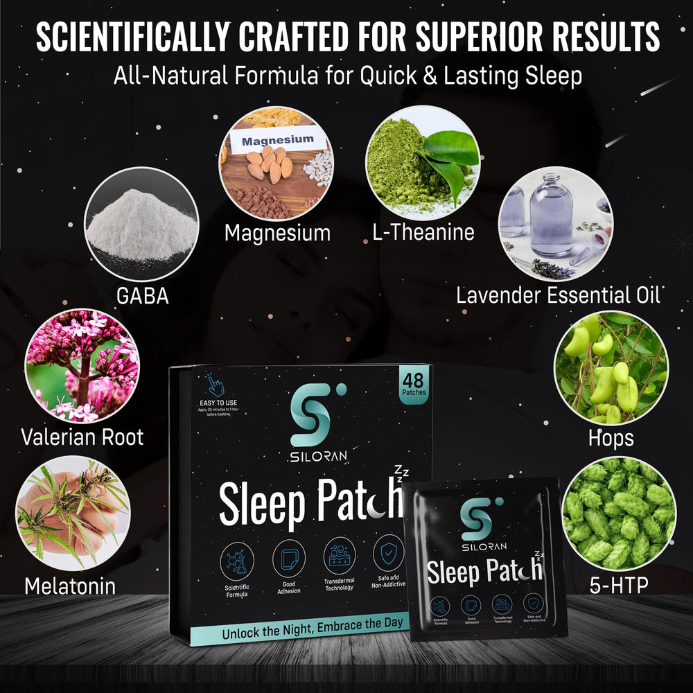 Night-time rest support with extra-strength sleep patches