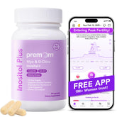 Bottle of Premom Inositol Plus showing 30-day supply