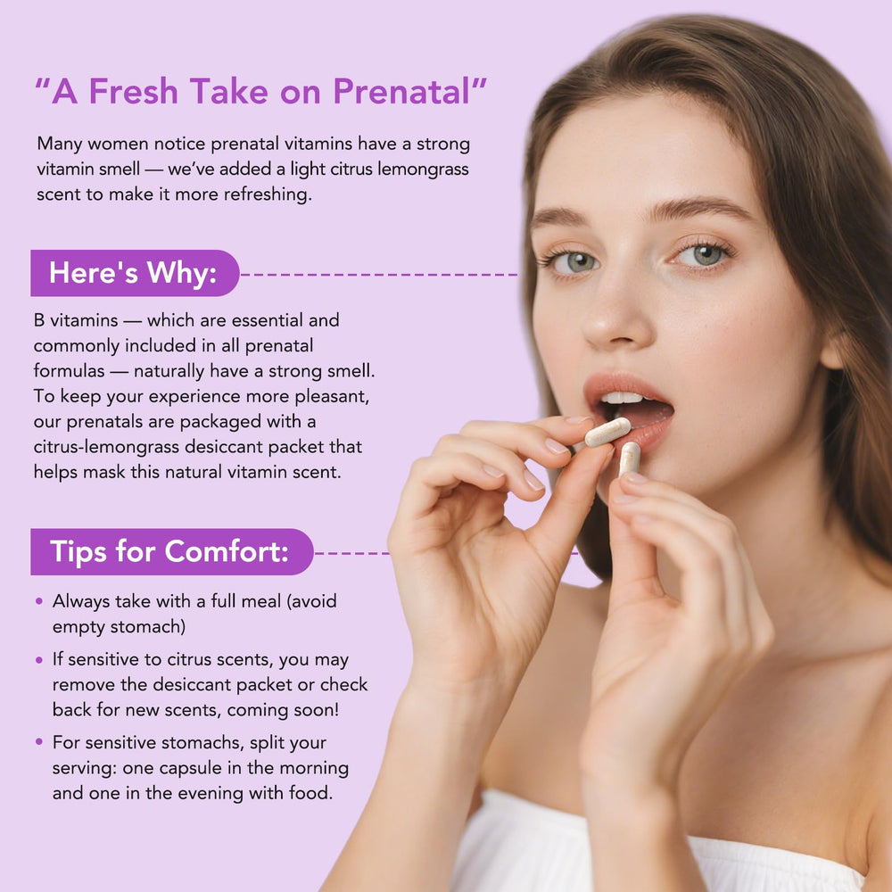 30-day supply of Premom prenatal vitamins