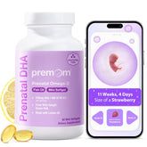 Premom Prenatal DHA Fish Oil capsules in bottle