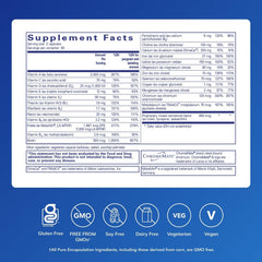 Product label for Pure Encapsulations PreNatal Nutrients