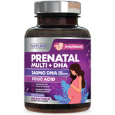Built By Nature Prenatal Vitamins bottle with label