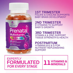 Prenatal vitamins supporting nursing mothers