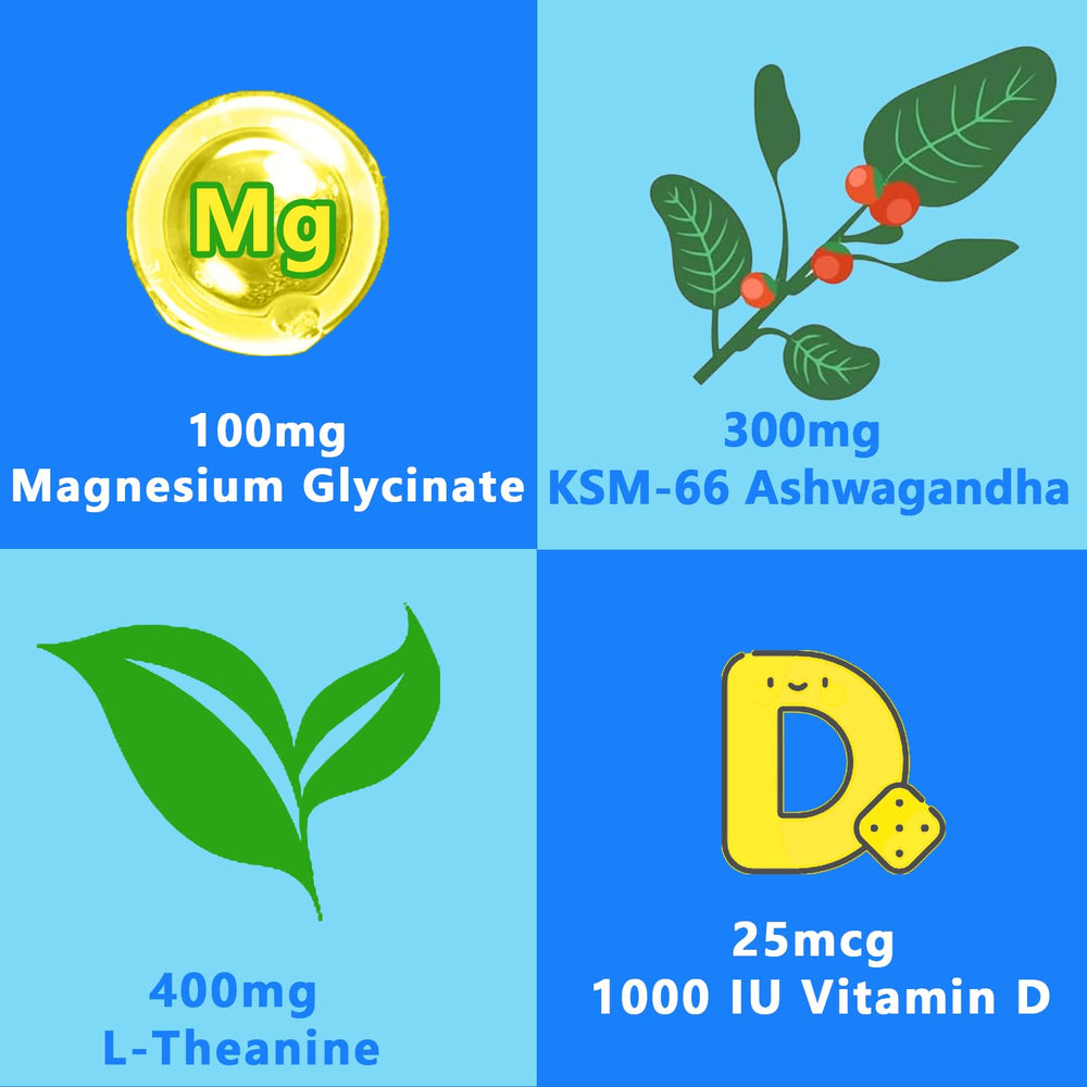Glass of prepared Calm Magnesium drink