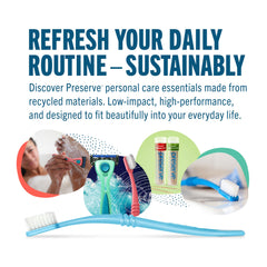 Color variations of Preserve toothbrushes