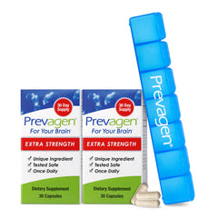 Front view of Prevagen Extra Strength 30 capsules in 2-pack