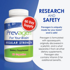 Nutrition facts panel of Prevagen Regular Strength