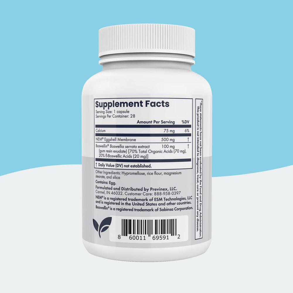 Collagen and hyaluronic acid components graphic