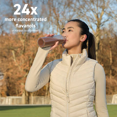 Pre-workout energy boost from cocoa powder