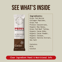 On-the-go snack: PRIMA Ancestral Protein Bar in hand