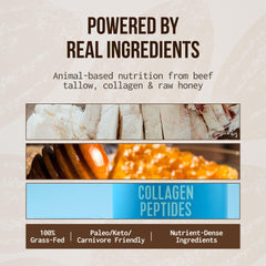 Organic raw honey and coffee flavor notes on bar