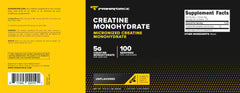Non-GMO and gluten-free label on Primaforce creatine product