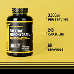 Gluten Free and Non-GMO label for Primaforce Creatine Monohydrate
