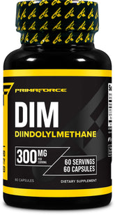 Primaforce DIM supplement bottle – Diindolylmethane 300mg, 60 capsules