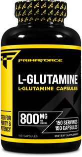 Primaforce L-Glutamine 800mg capsules bottle