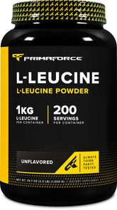 Front view of Primaforce L-Leucine Pure Powder 1kg